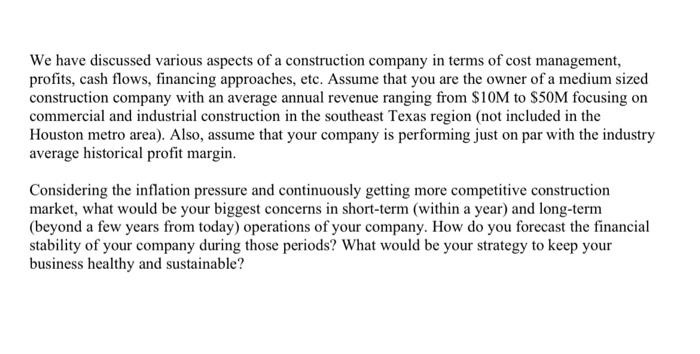 We have discussed various aspects of a