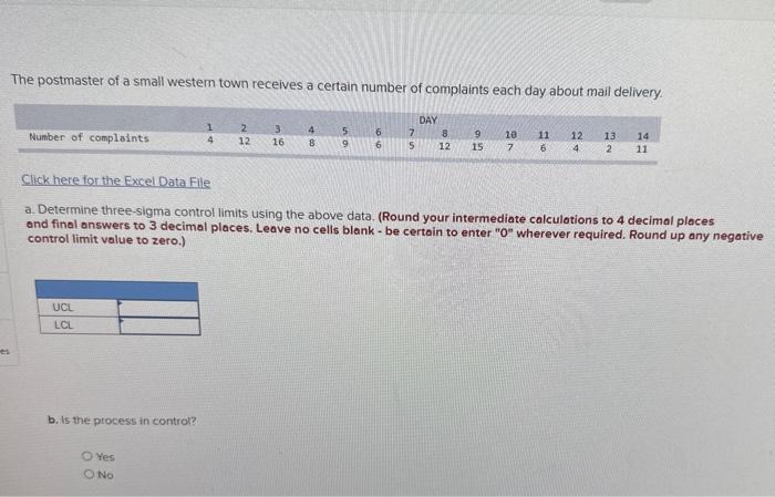 The postmaster of a small westem town receives a