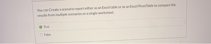 You can create a scenario report either as an