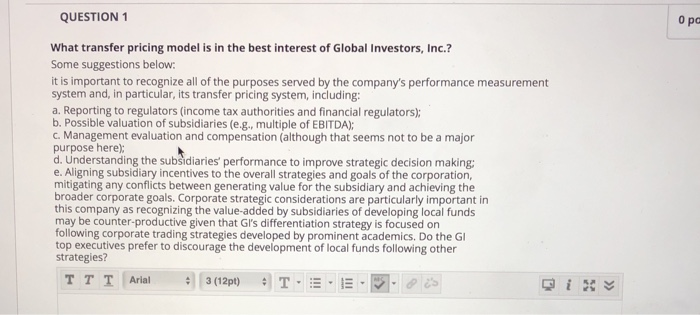 Description This case was written to illustrate a