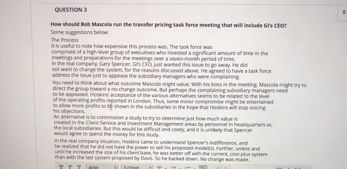 Description This case was written to illustrate a