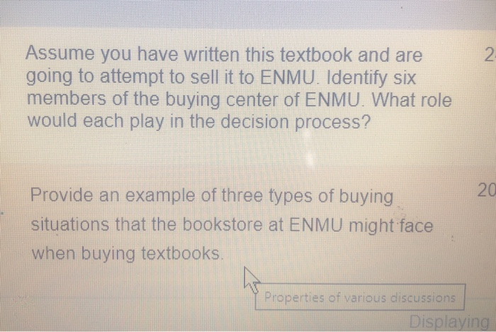 please answer the two separate 2. Assume you have