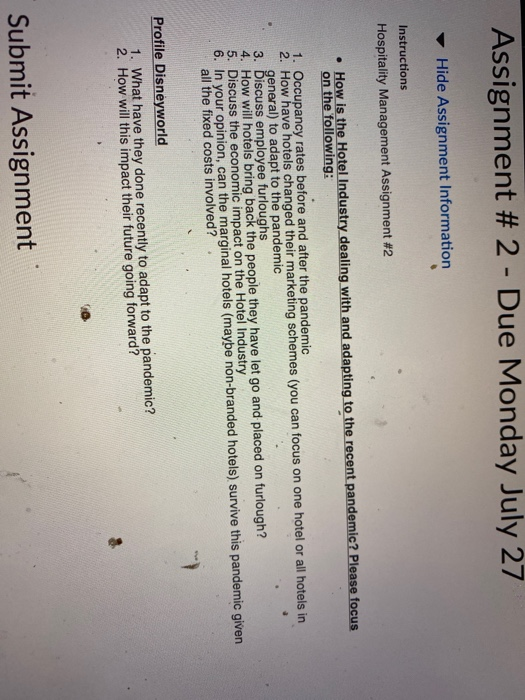 Can someone answer the first 6? Assignment # 2 -