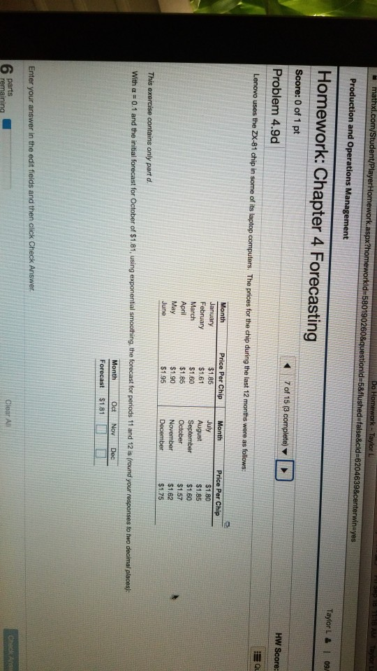 Do Homework - Taylor L