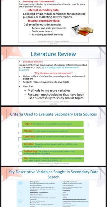 TRUE/FALSE. 1. Literature review is a background