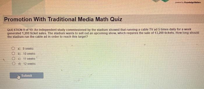 een Knowledge Muller Promotion With Traditional