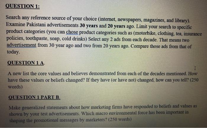 QUESTION 1: Search any reference source of your