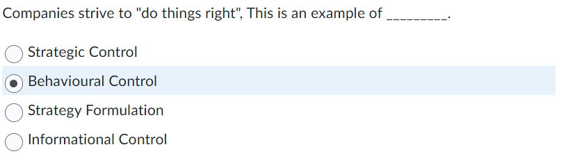 Companies strive to "do things right", This is an