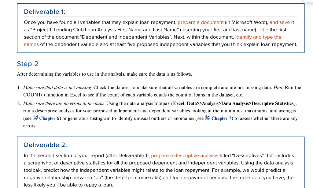 HELP! How to solve this project. PROJECT 1: USING