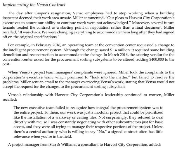 Read & Answer What was the sequence of problems