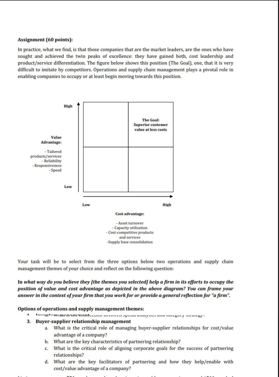 Assignment (60 points): In practice, what we