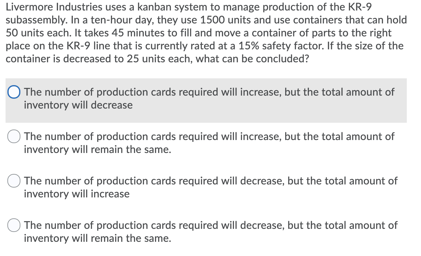 there are 3 production careds needed Question 9