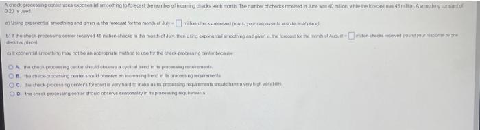 020 used Astonchiorocessing cente uses