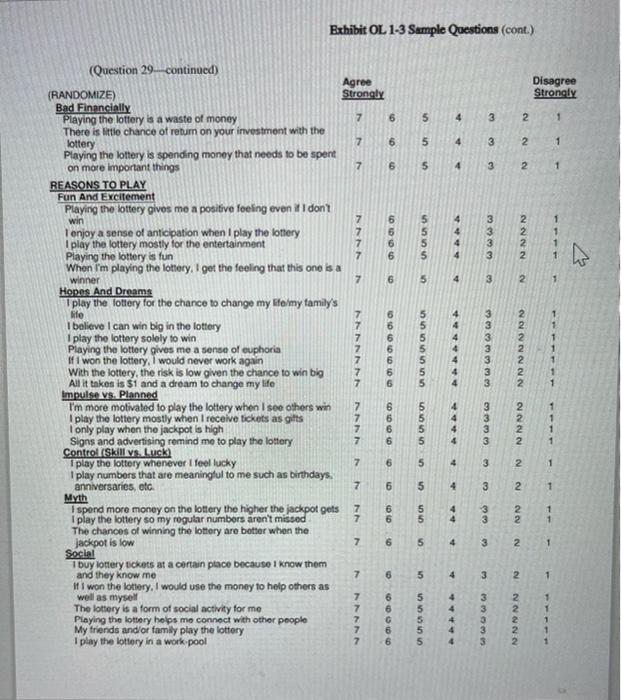 From case Ohio Lottery: Innovative Research