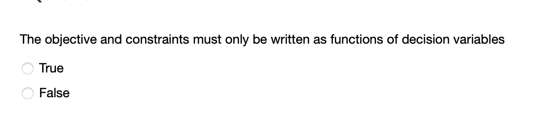 In a Tableau or matrix form of a linear program