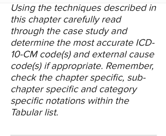 help please Using the techniques described in