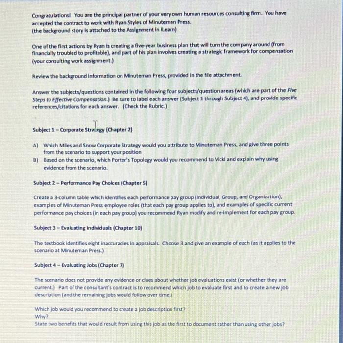 Congatulations! You are the principal partner of