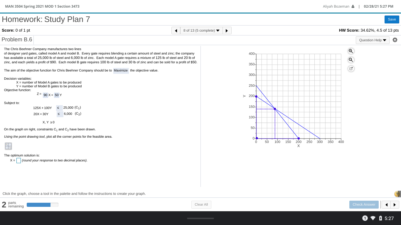 MAN 3504 Spring 2021 MOD 1 Section 3473 Aliyah
