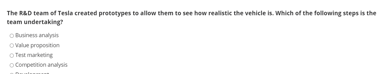 The R&D team of Tesla created prototypes to allow