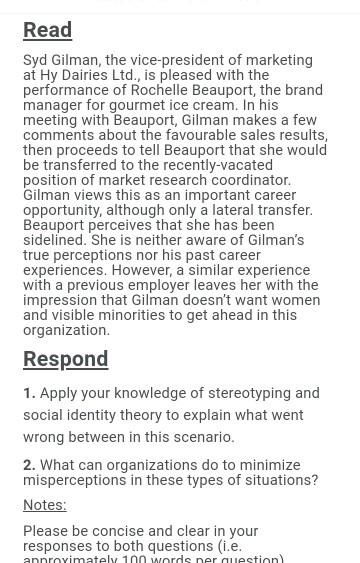 plz explain as much as you can Read Syd Gilman,