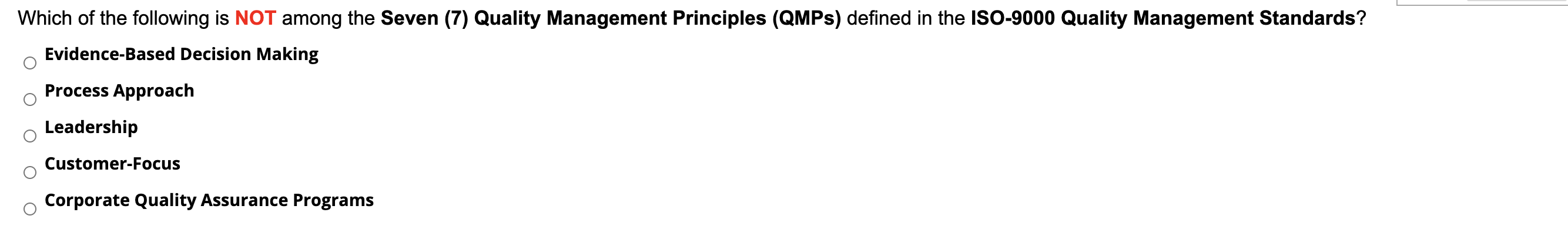 Which of the following is NOT among the Seven (7)