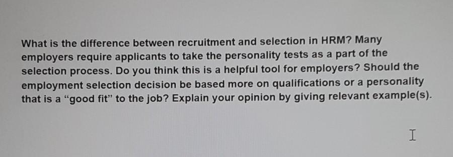 What is the difference between recruitment and
