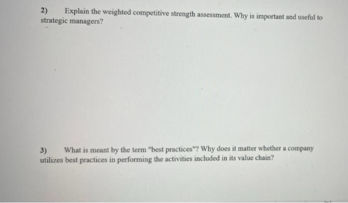 NO PLAGIARISM 2) Explain the weighted competitive