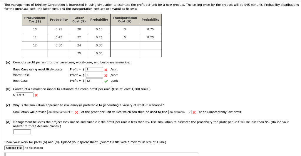 The management of Brinkley Corporation is