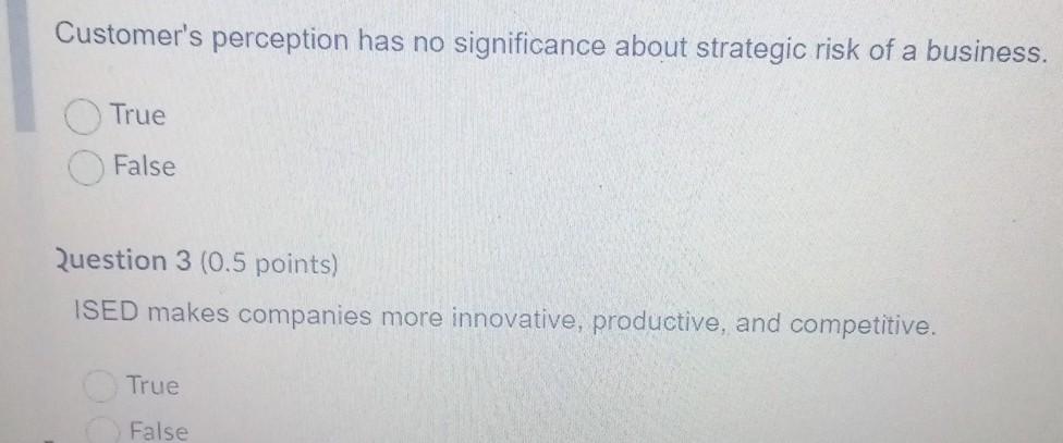 Customer's perception has no significance about