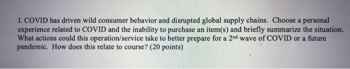 I. COVID has driven wild consumer behavior and