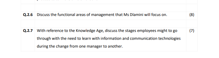 Question 2 (Marks: 50) Read the following