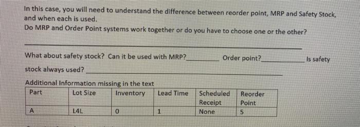 In this case, you will need to understand the