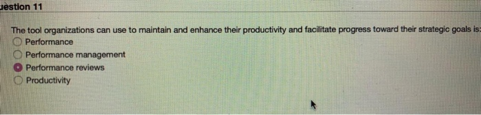 what is the answer for this question? estion 11
