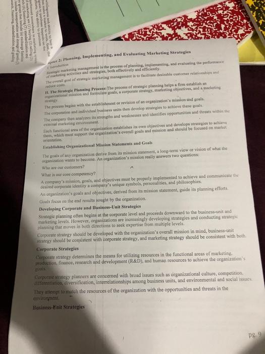 please help me summarize this chapter summarize