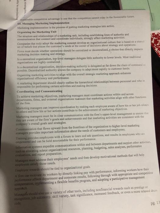 please help me summarize this chapter summarize