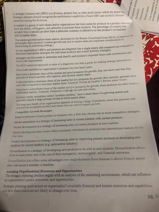 please help me summarize this chapter summarize