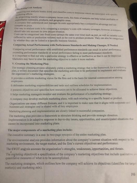 please help me summarize this chapter summarize