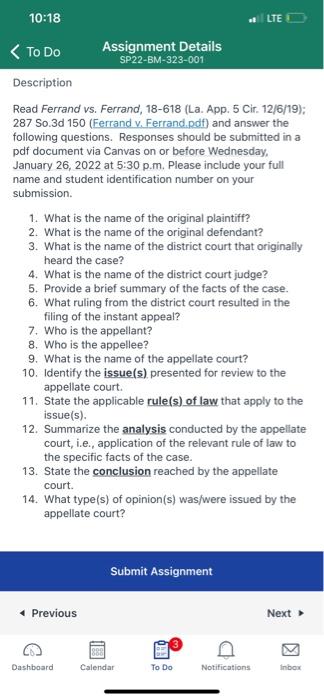 This is a Business Law assignment. Please