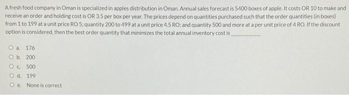 Afresh food company in Oman is specialized in