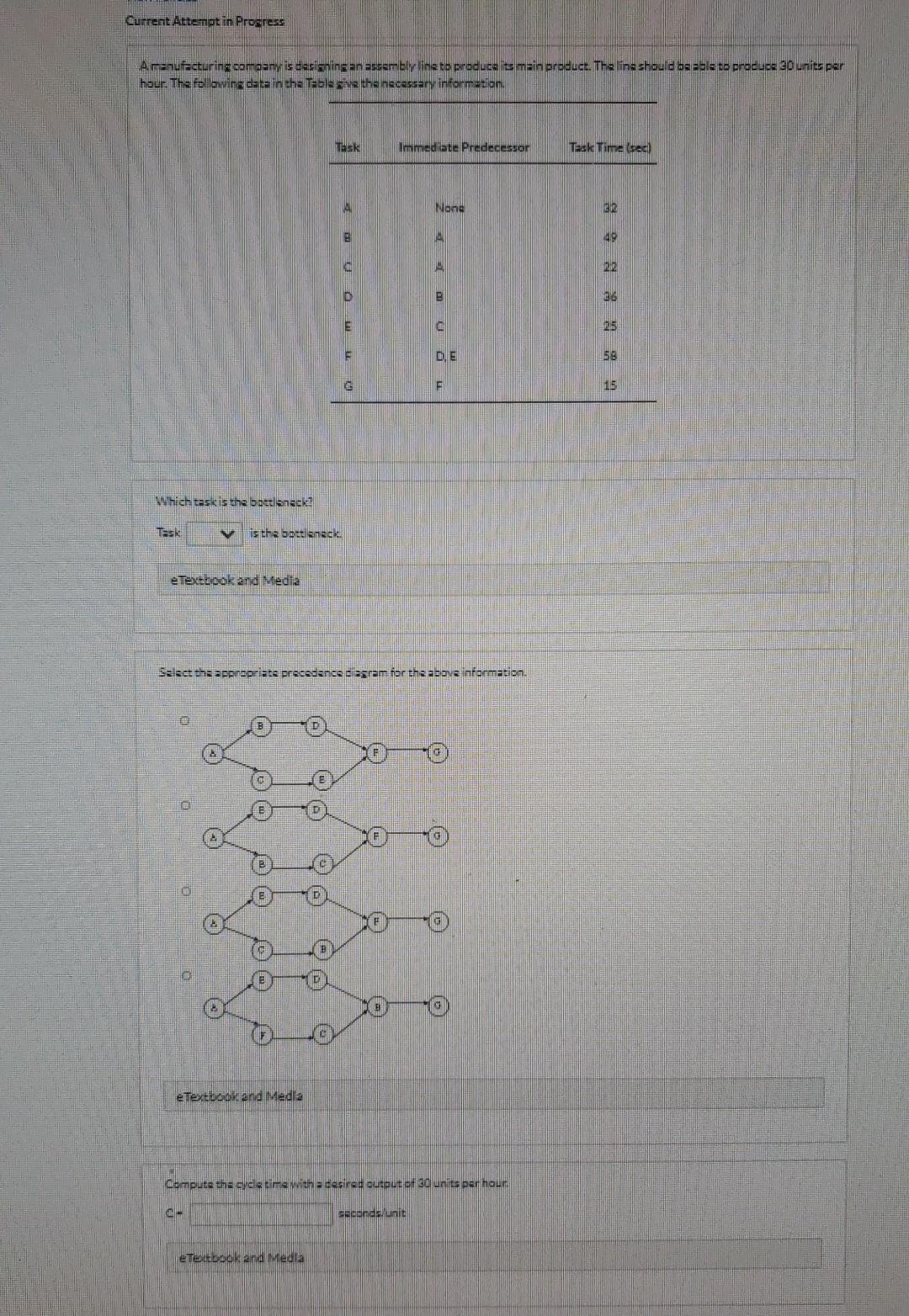 Current Attemptin Progress Aranufacturing comaany
