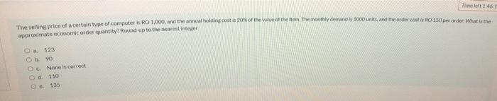 Tie 146.1 The long price of a certain type of
