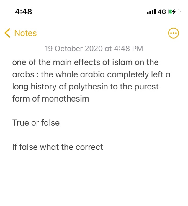 4:48 Il 4G 64 < Notes 19 October 2020 at 4:48 PM