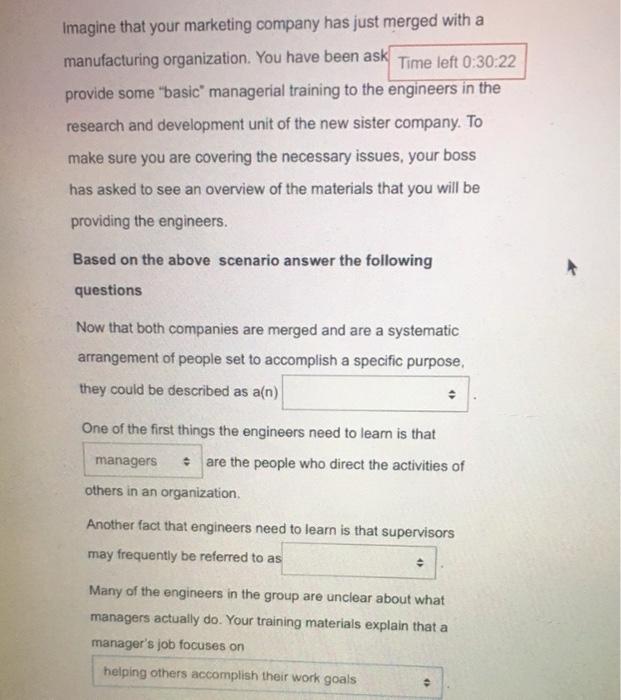 Imagine that your marketing company has just