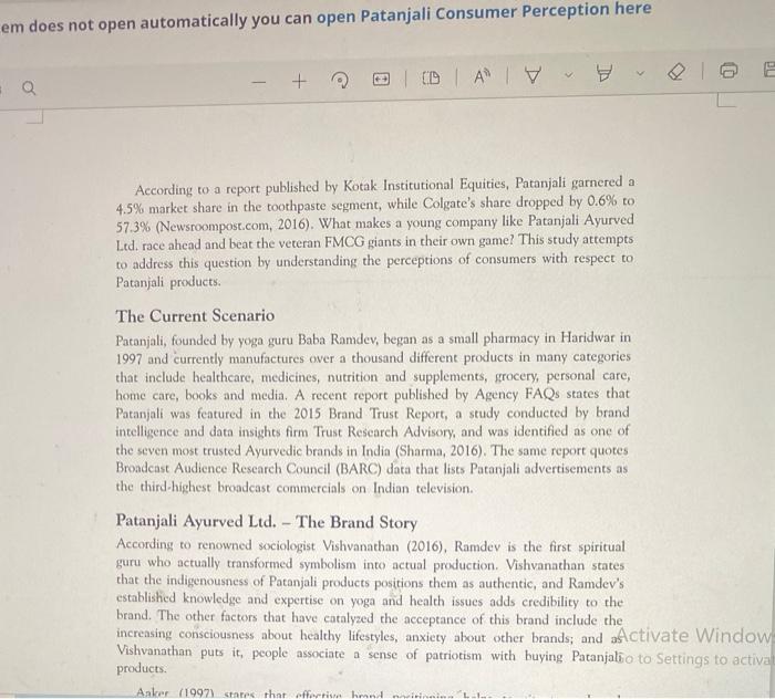 should patanali expand internationally? state in