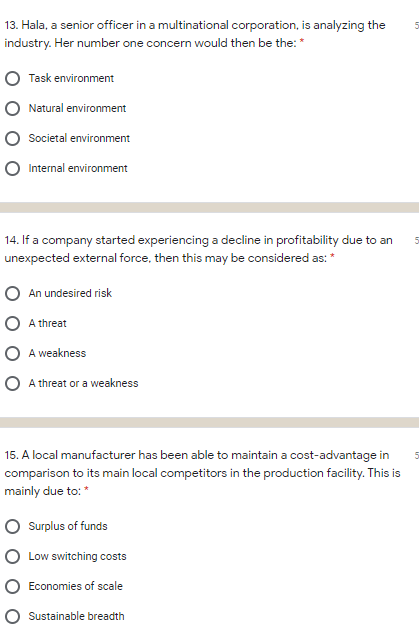 PLEASE ANSWER THEM ALL THANK YOU SO MUCH 13.