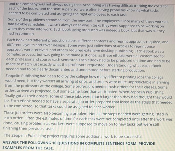 Q7 list the major risks inherent in the project