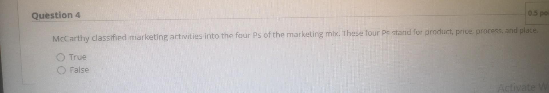 Question 1 If marketers set expectatios too low,