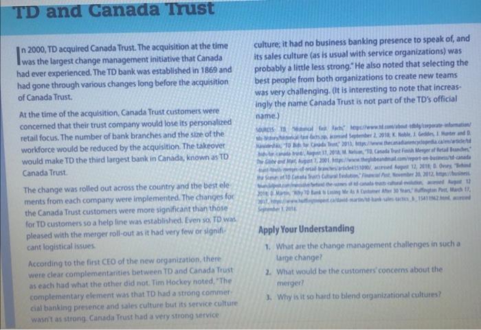 case study answer these three question in own