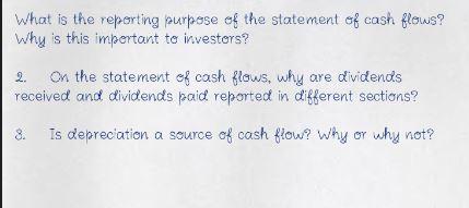 What is the reporting purpose of the statement of