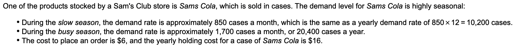 PLEASE ANSWER ALL QUESTIONS! One of the products